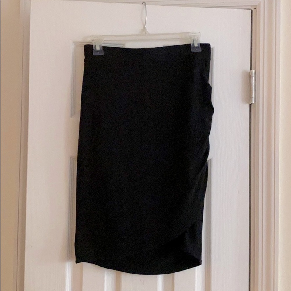 Rouched Knit Skirt